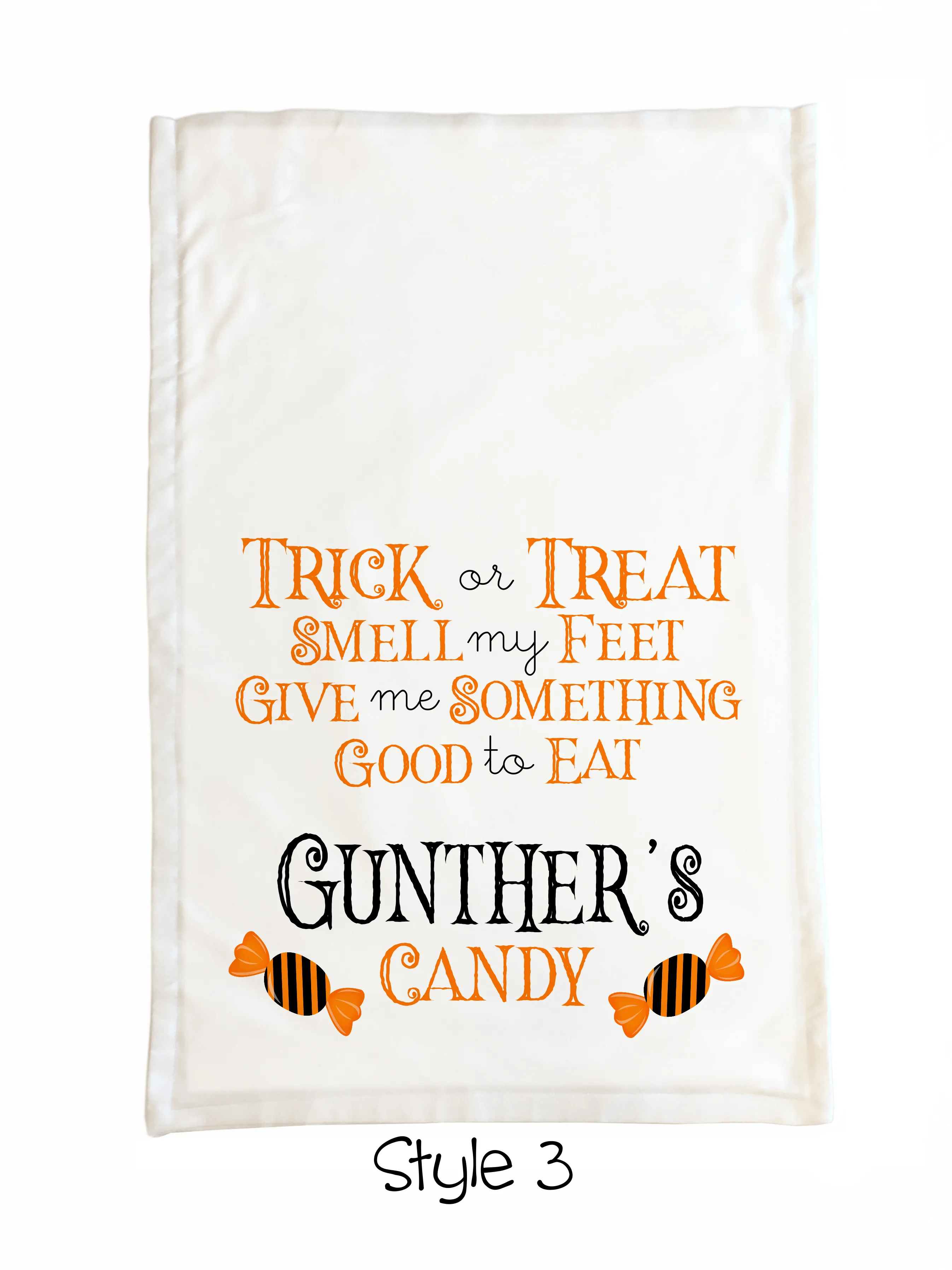 Halloween Trick or Treat Pillowcase Bags