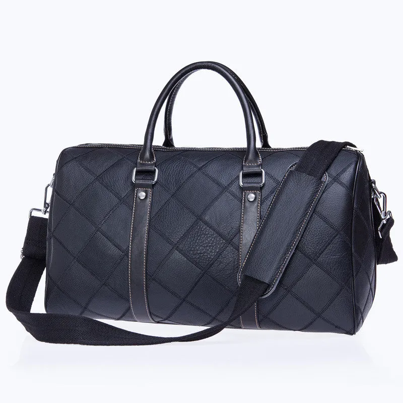 Handmade Top Grain Leather Travel Bag, Luggage Bag