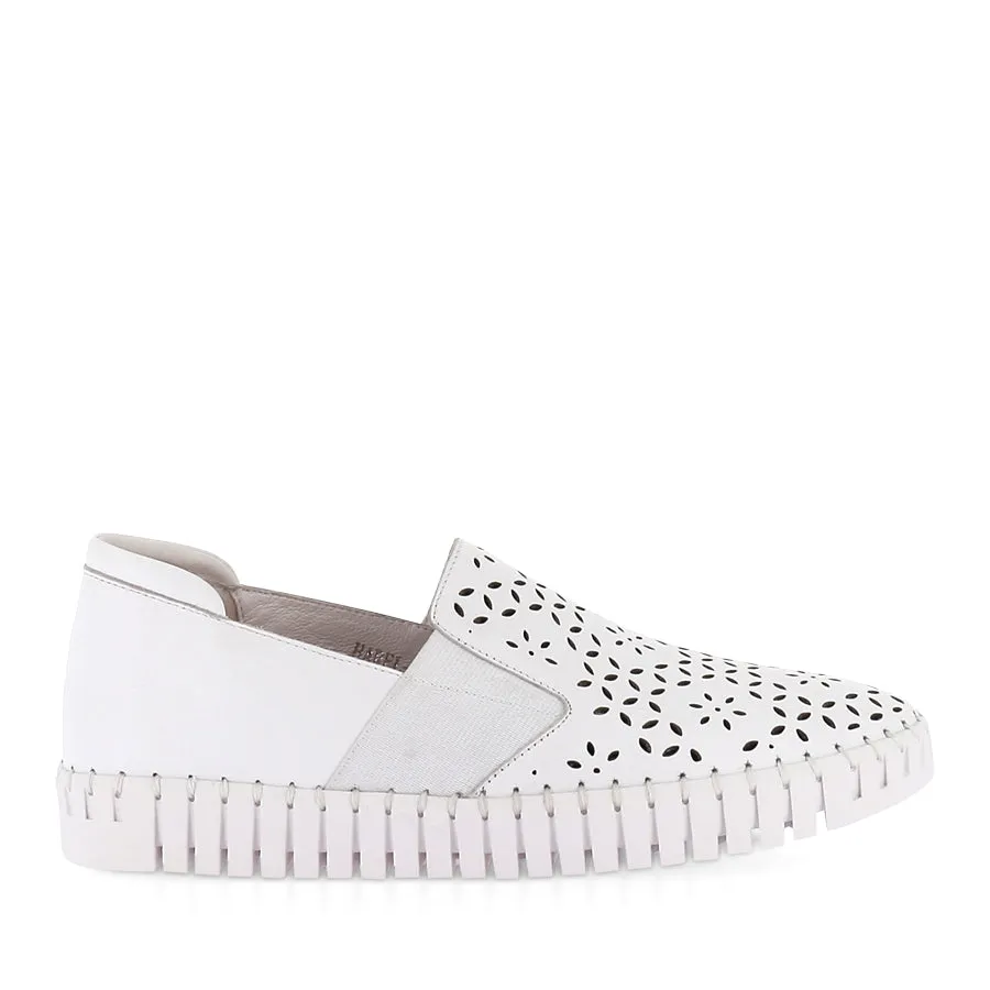 HAREL - WHITE LEATHER