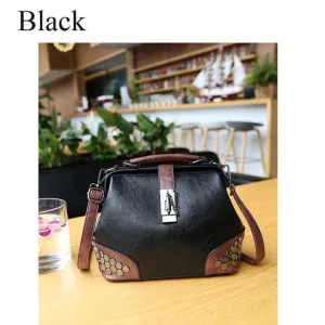 Honeycomb Sequin Studded Shoulder Handbag