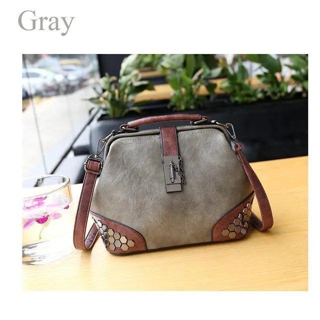 Honeycomb Sequin Studded Shoulder Handbag