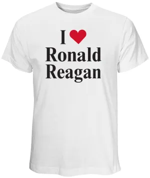 I Love Ronald Reagan Shirt