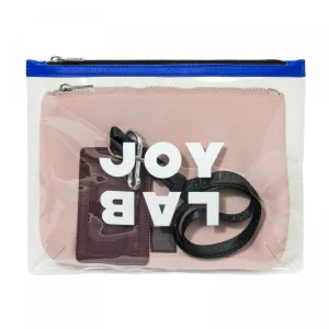 JoyLab Women's Zip Closure Wristlet and ID Case Combo Pack