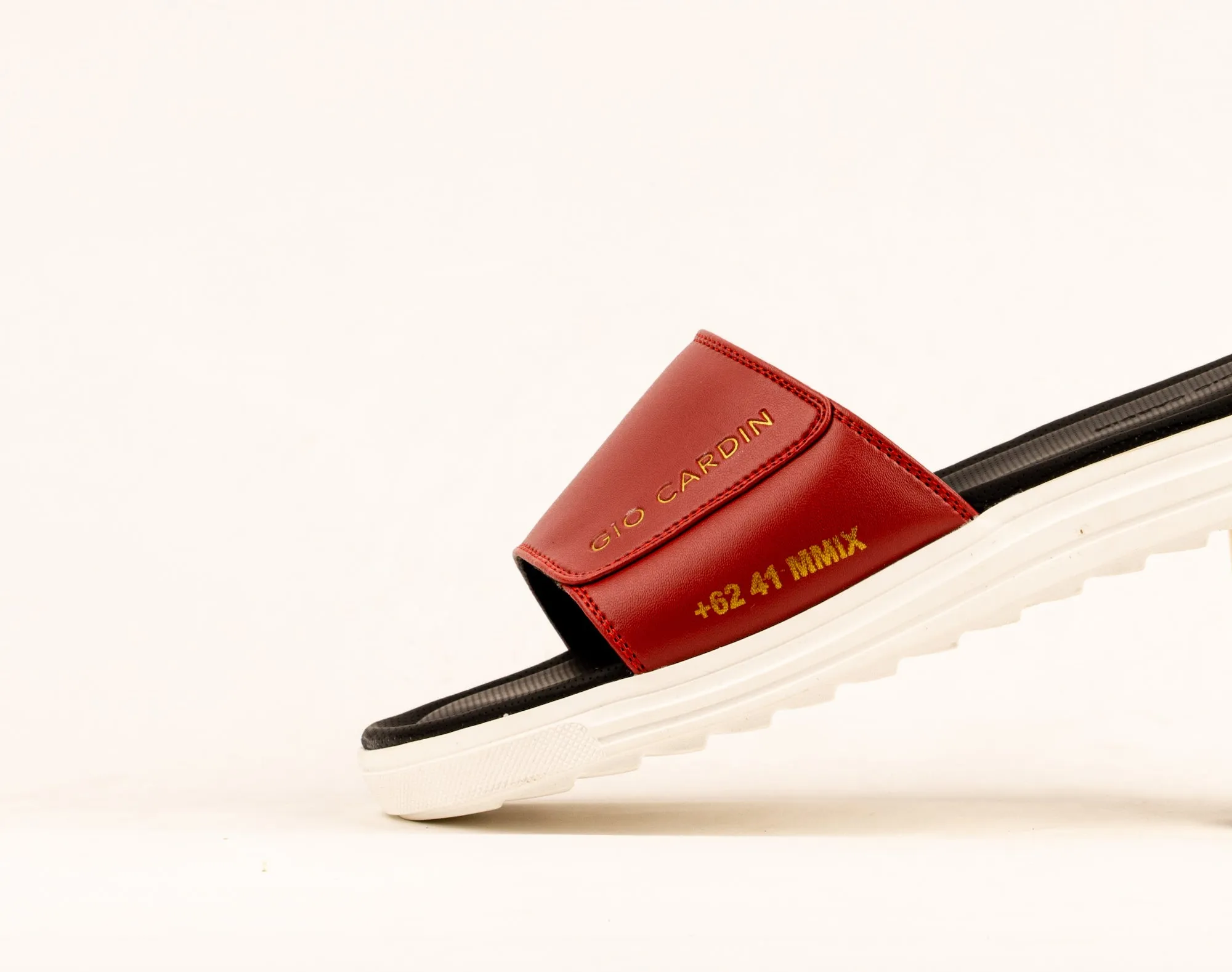 JUDE SLIDES | RED / RED / WHITE | UNISEX