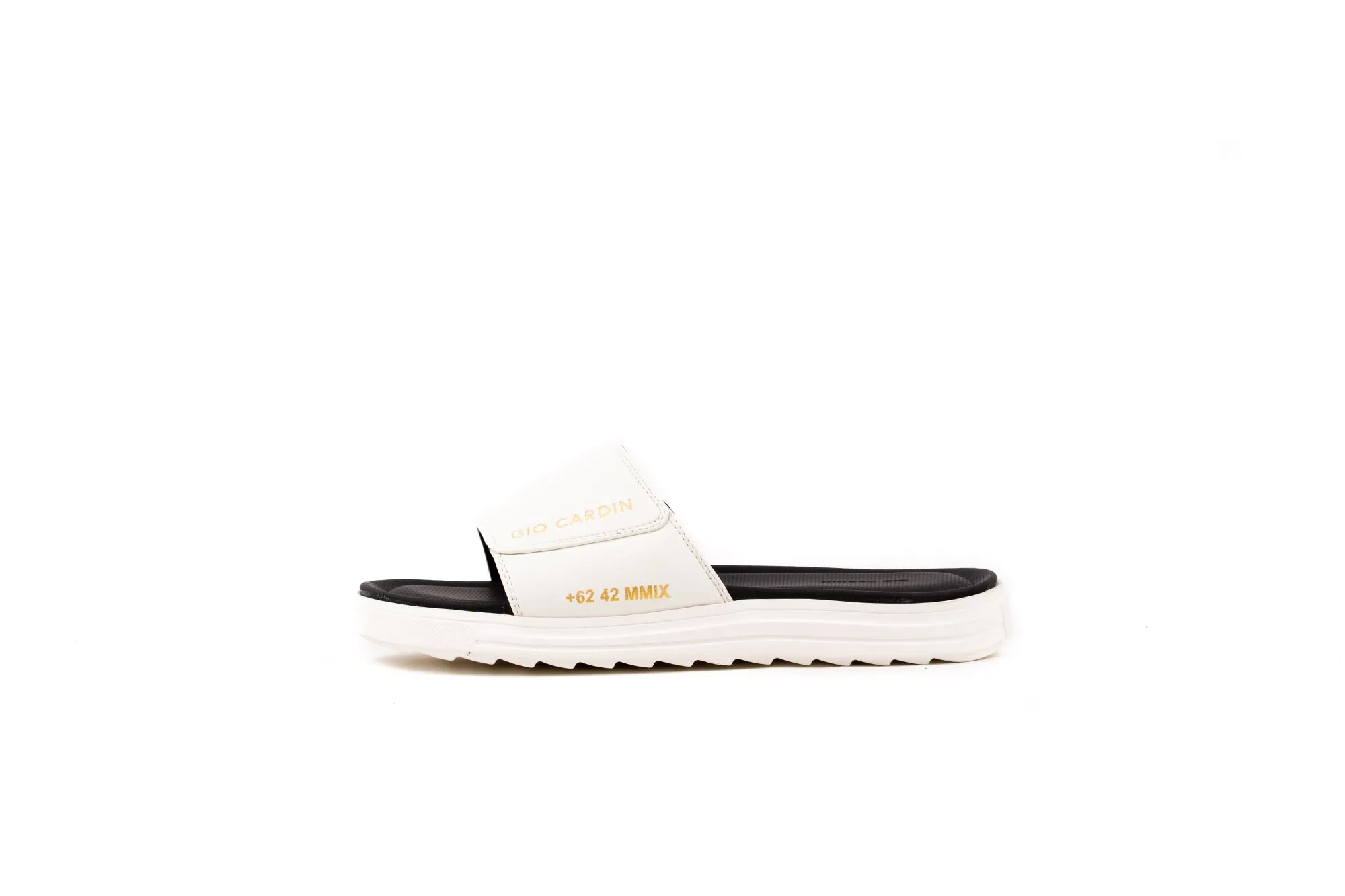 JUDE SLIDES | TRIPLE WHITE | UNISEX