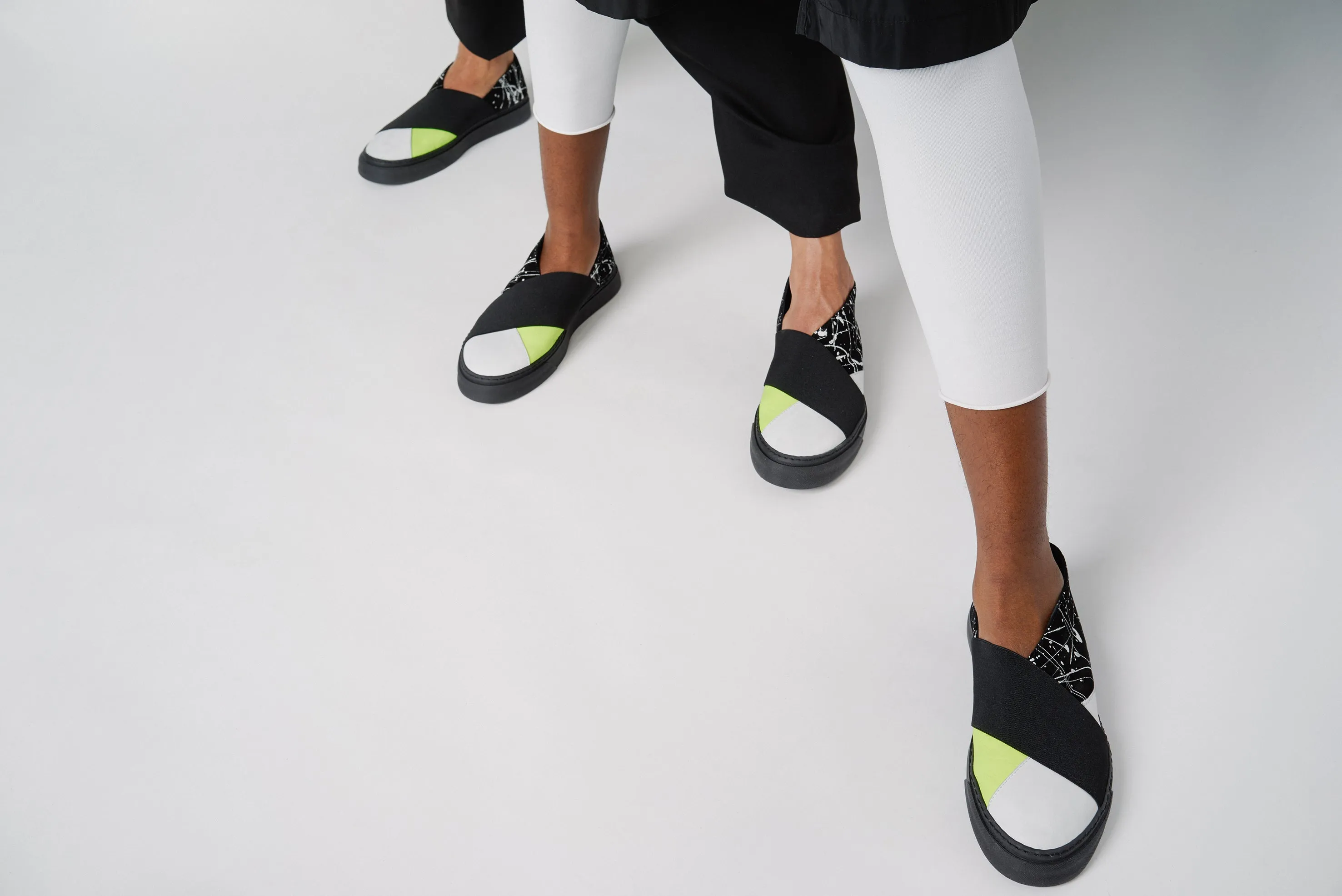 K4 / NEON PAINTER / *LIMITED EDITION* UNISEX LEATHER SNEAKER