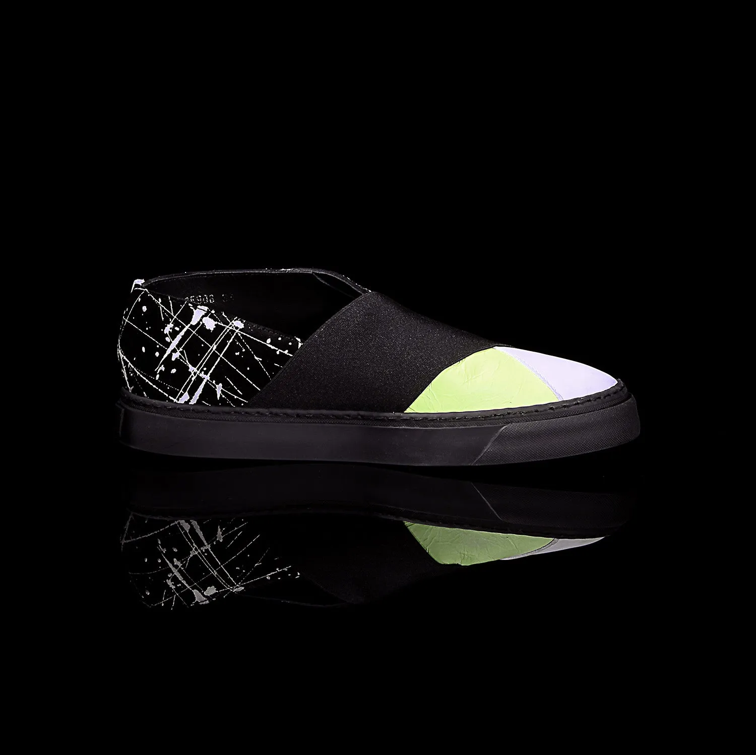 K4 / NEON PAINTER / *LIMITED EDITION* UNISEX LEATHER SNEAKER