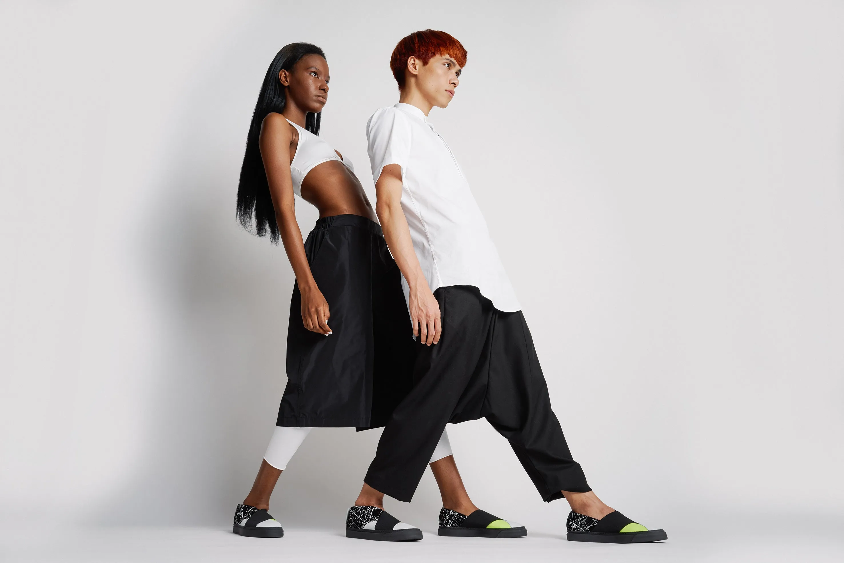 K4 / NEON PAINTER / *LIMITED EDITION* UNISEX LEATHER SNEAKER