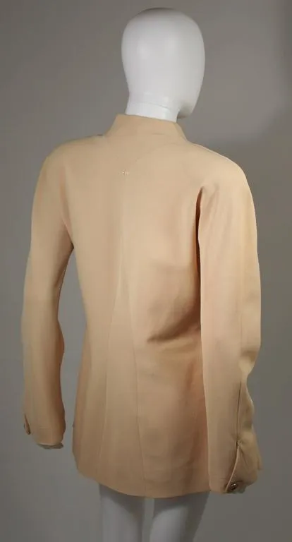 KARL LAGERFELD Yellow Apricot Blazer Size 40