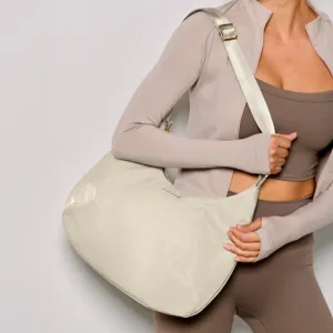Katie Loxton Nylon-Luxe Sling Shoulder Bag Chalk