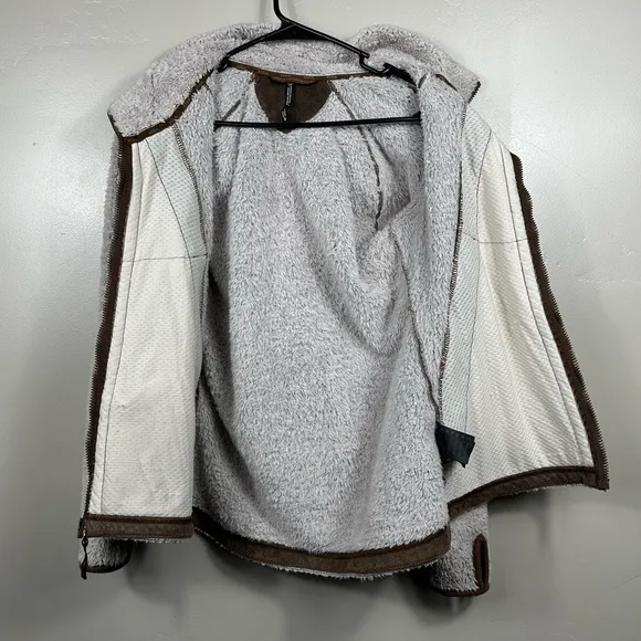 KUHL Women’s Flight Jacket Size Small Cream / White Stone in Small