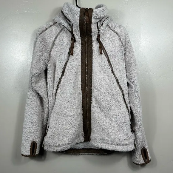 KUHL Women’s Flight Jacket Size Small Cream / White Stone in Small