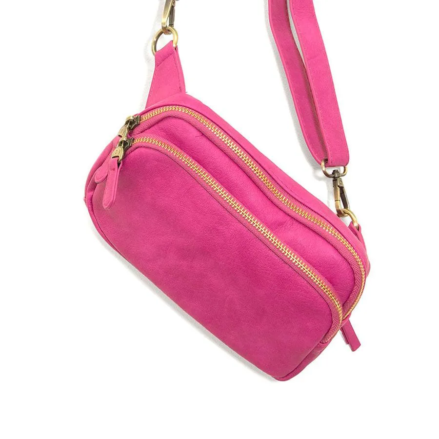 Kylie Double Zip Sling Belt Bag