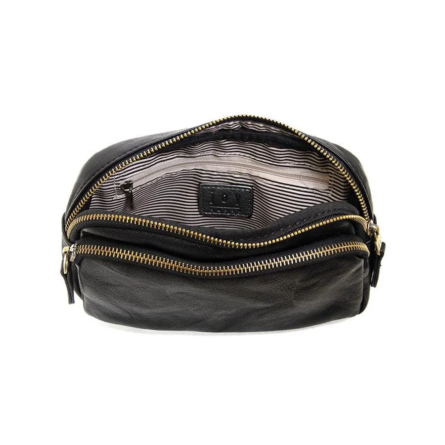Kylie Double Zip Sling Belt Bag