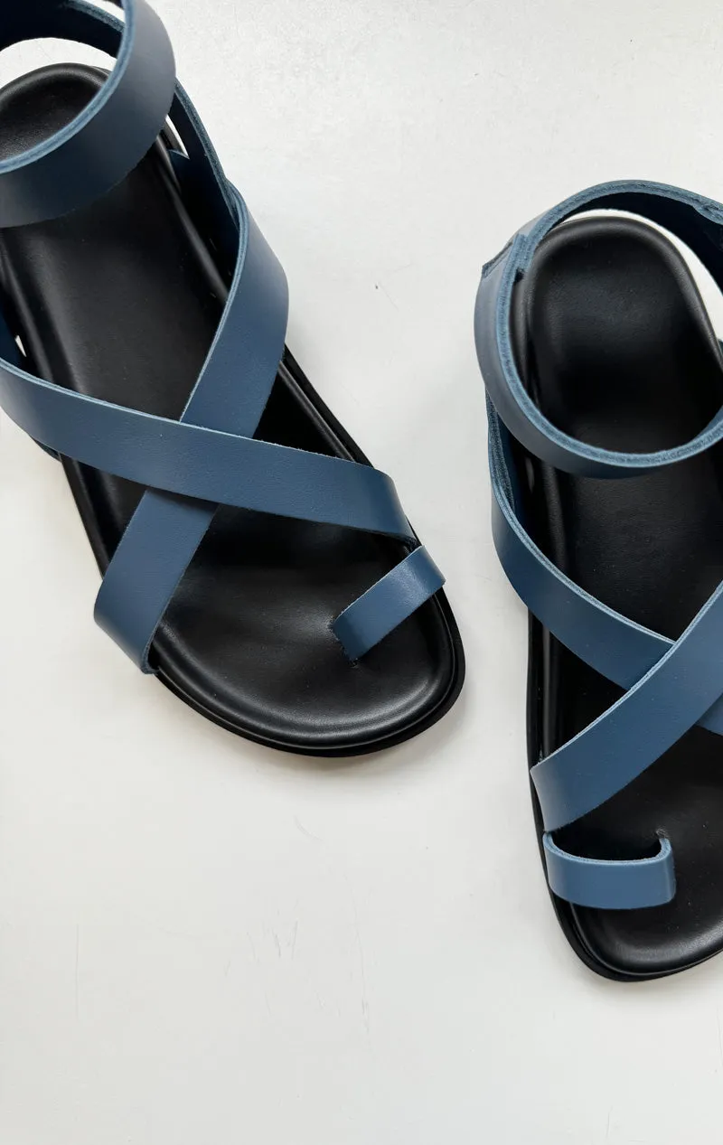 Lanapo Jean Criss Cross Sandal size 40