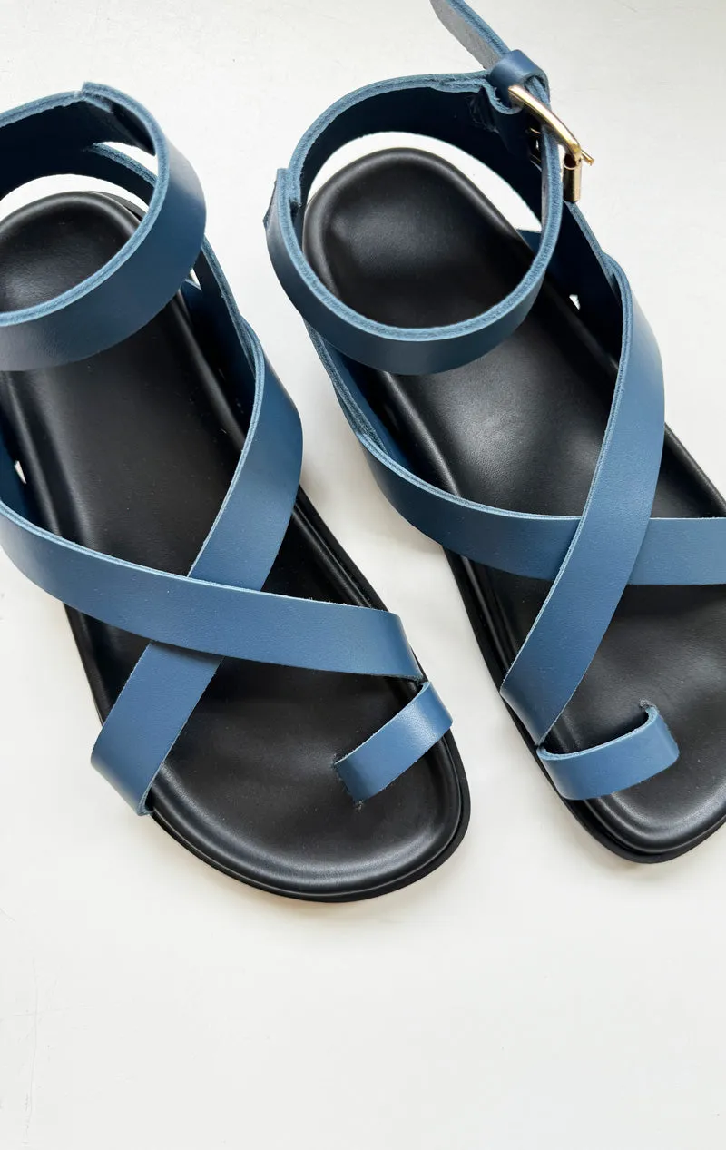 Lanapo Jean Criss Cross Sandal size 40