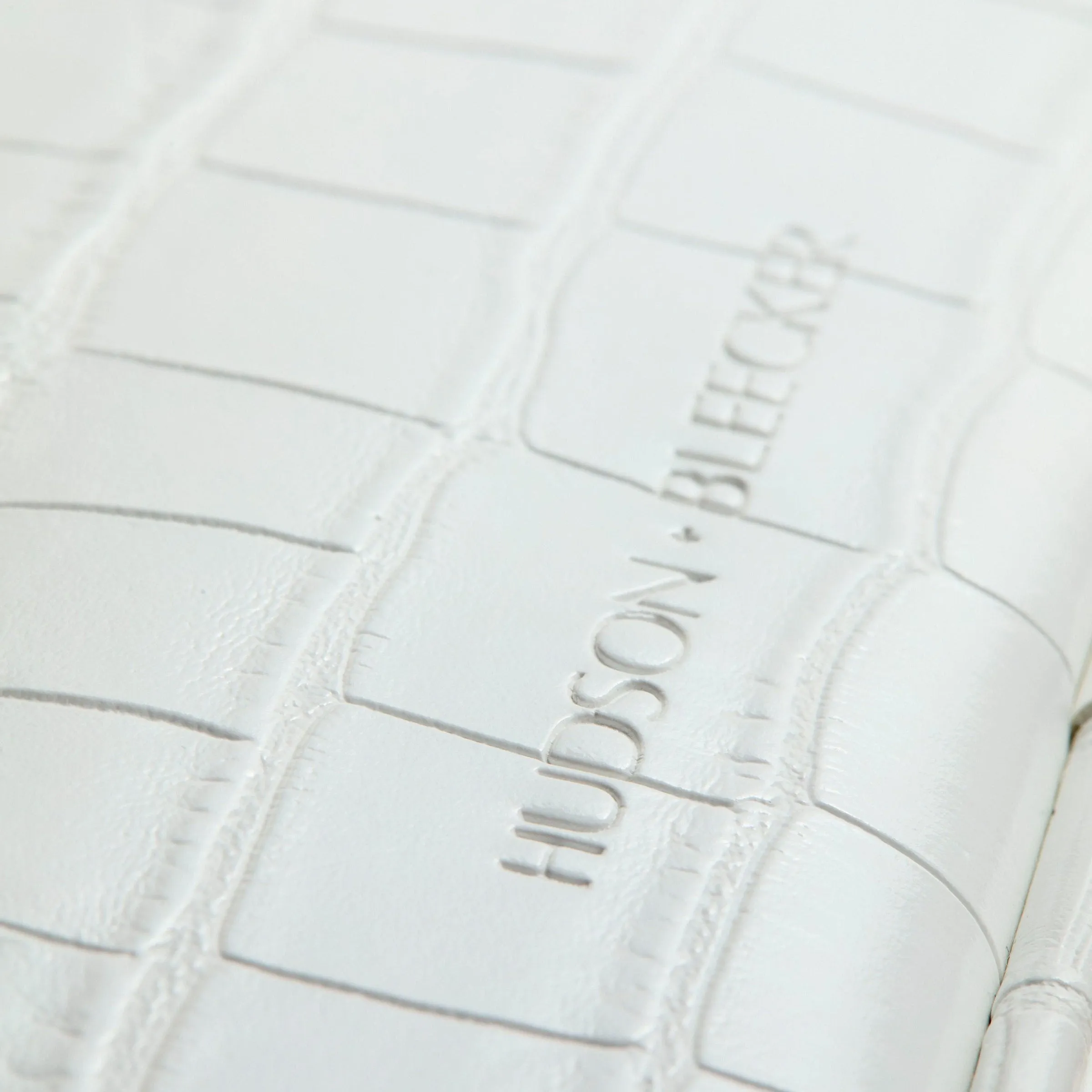 Latitude Beauty Bag - White Crocodile