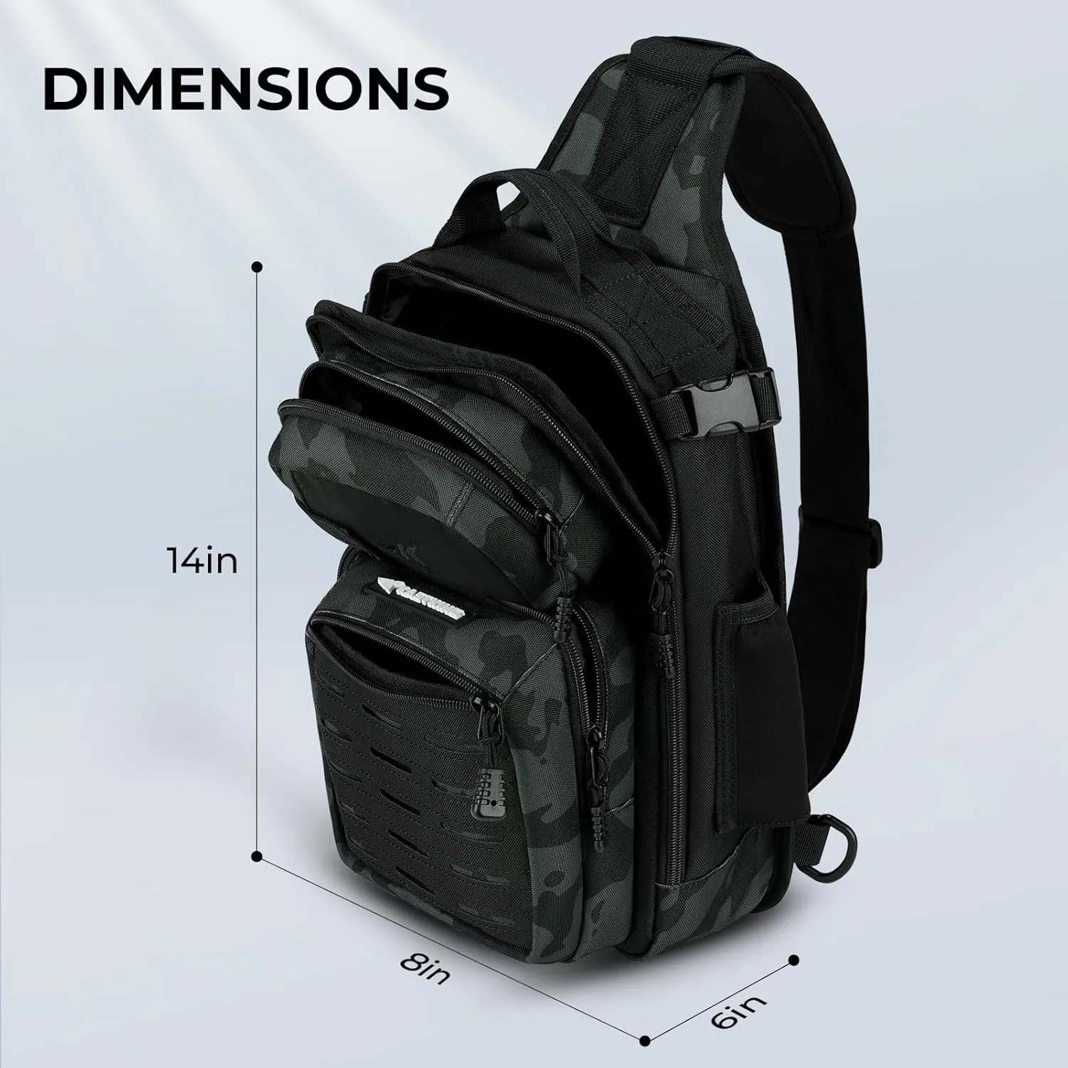 Lightweight Tactical Fishing Sling Bag, Tool Bag for  Hunting