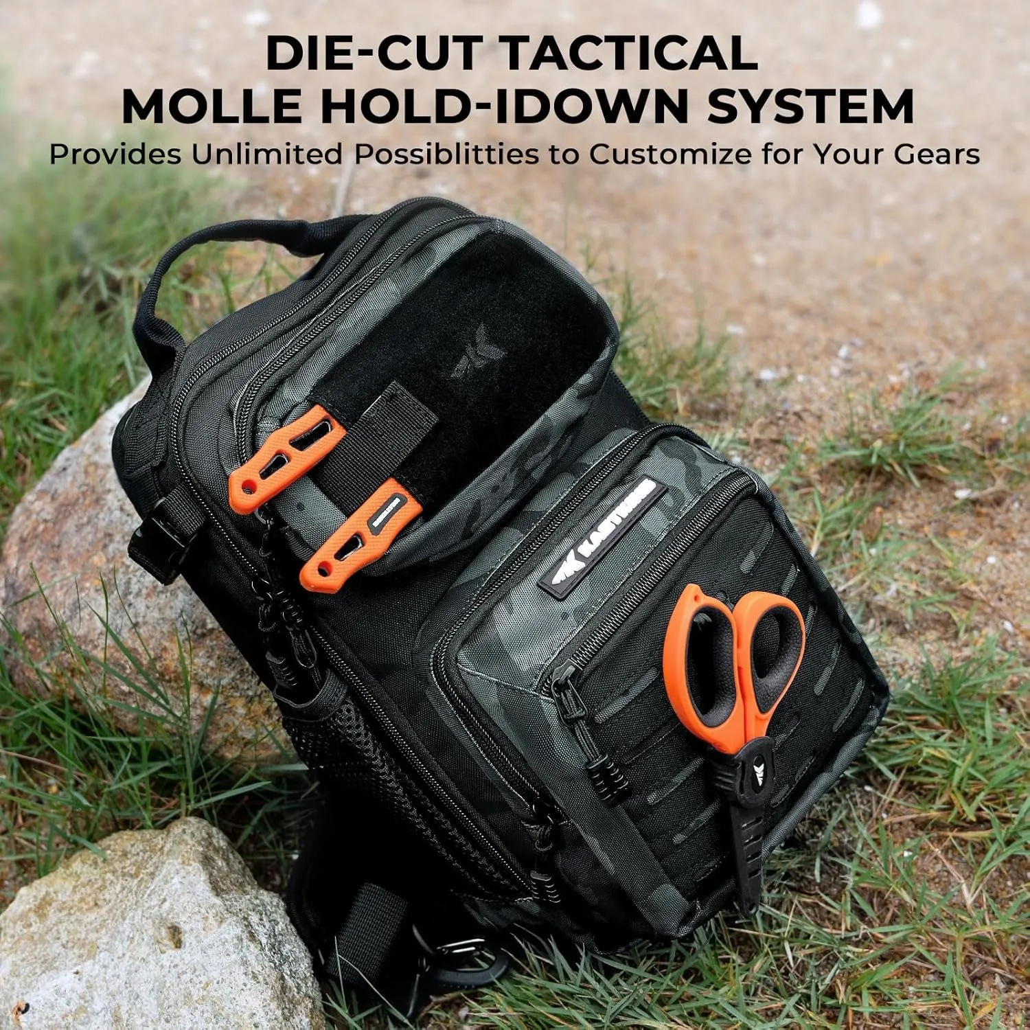 Lightweight Tactical Fishing Sling Bag, Tool Bag for  Hunting