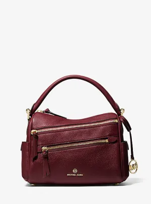 Lorimer Medium Pebbled Leather Satchel