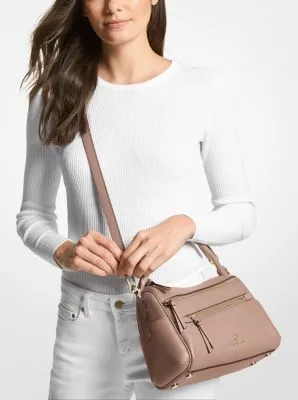 Lorimer Medium Pebbled Leather Satchel