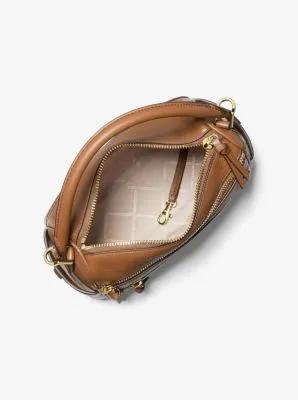 Lorimer Medium Pebbled Leather Satchel