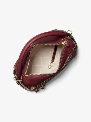 Lorimer Medium Pebbled Leather Satchel