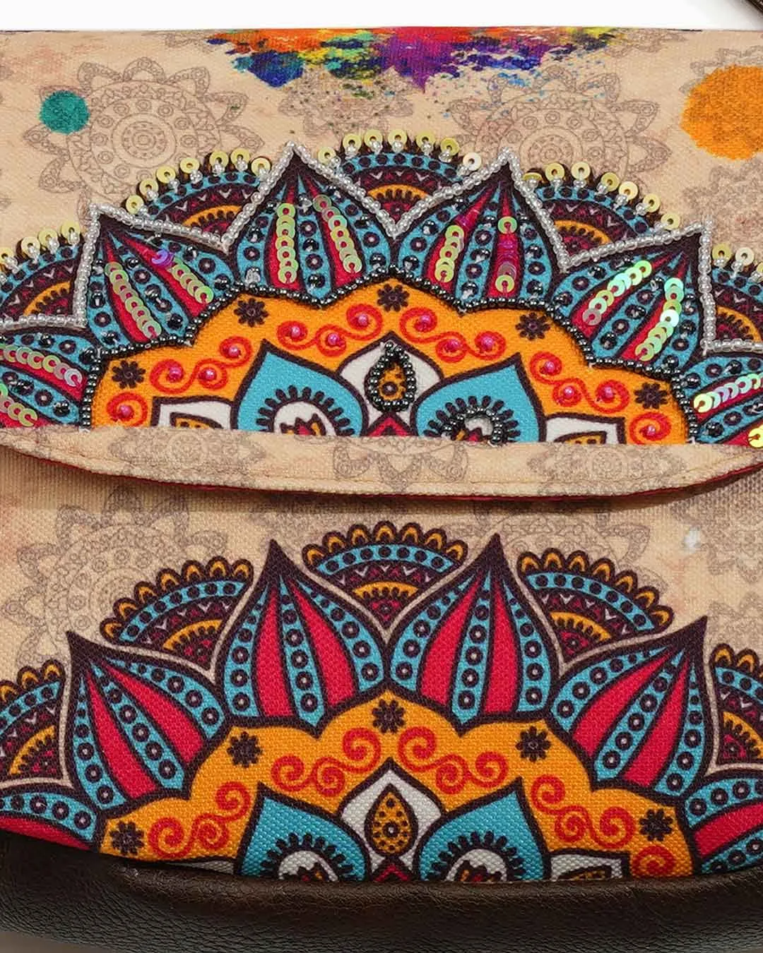 Mandala Messenger Sling Bag