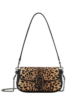 Marc Jacobs The Cheetah Haircalf Clover Shoulder Bag