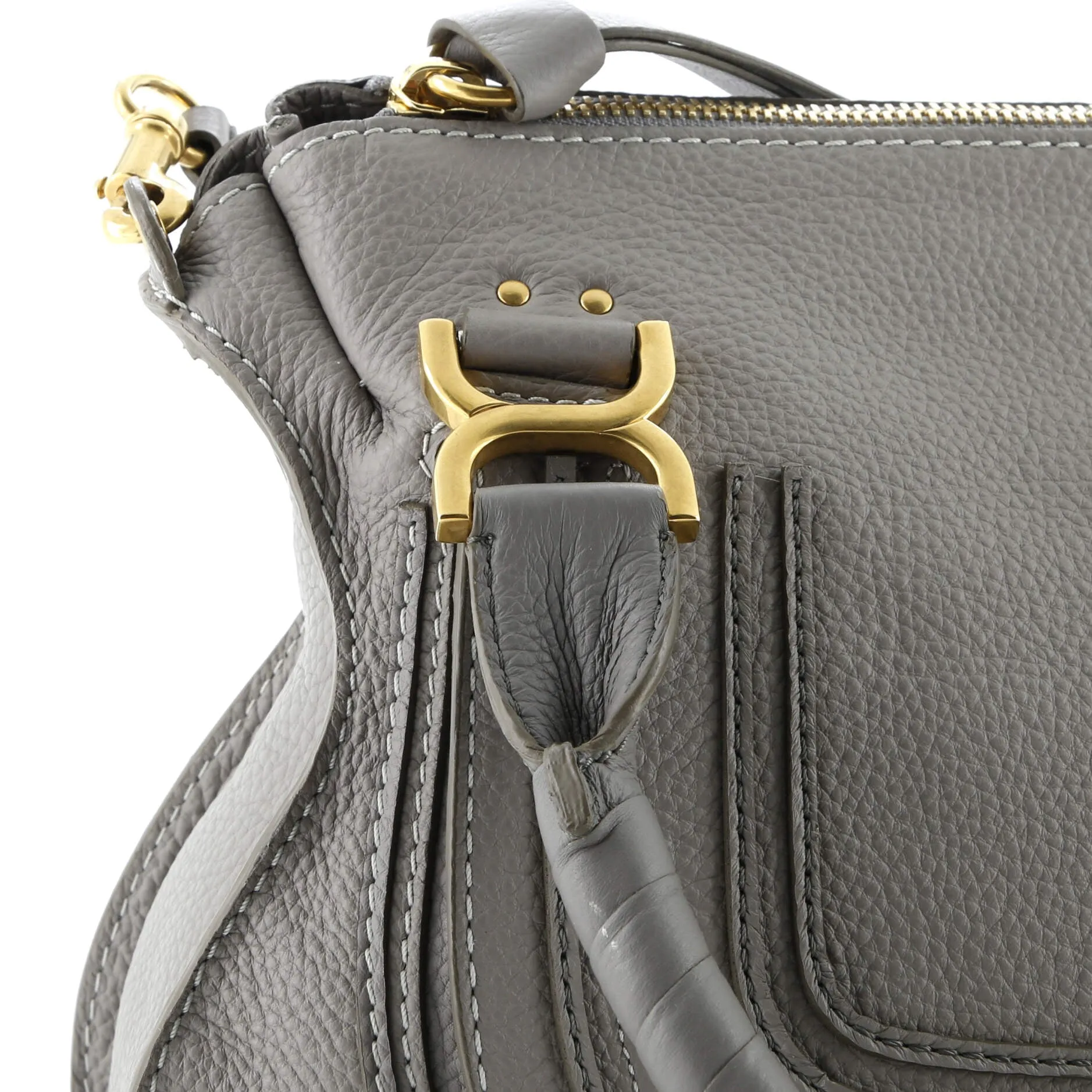 Marcie Satchel Leather Medium