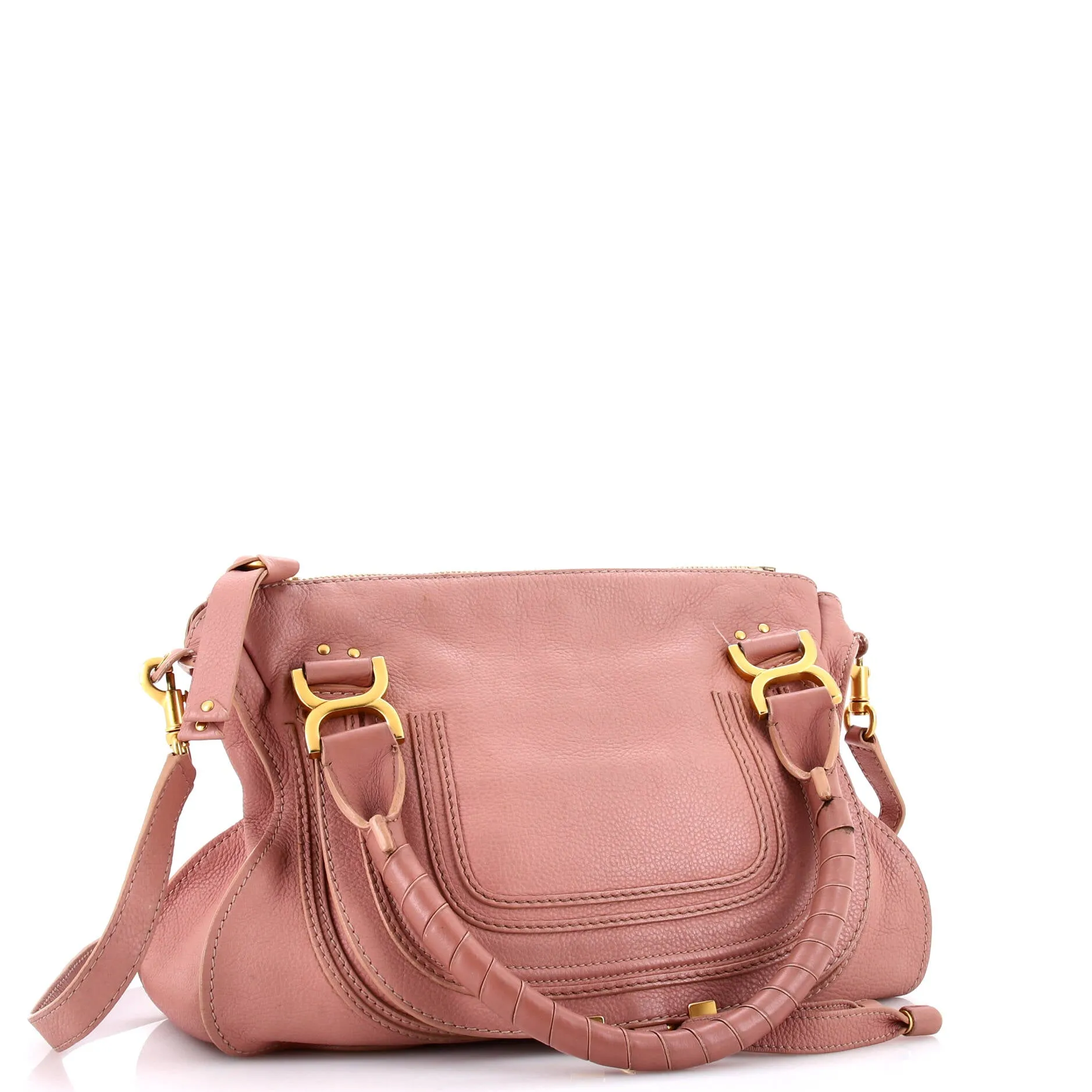 Marcie Satchel Leather Medium