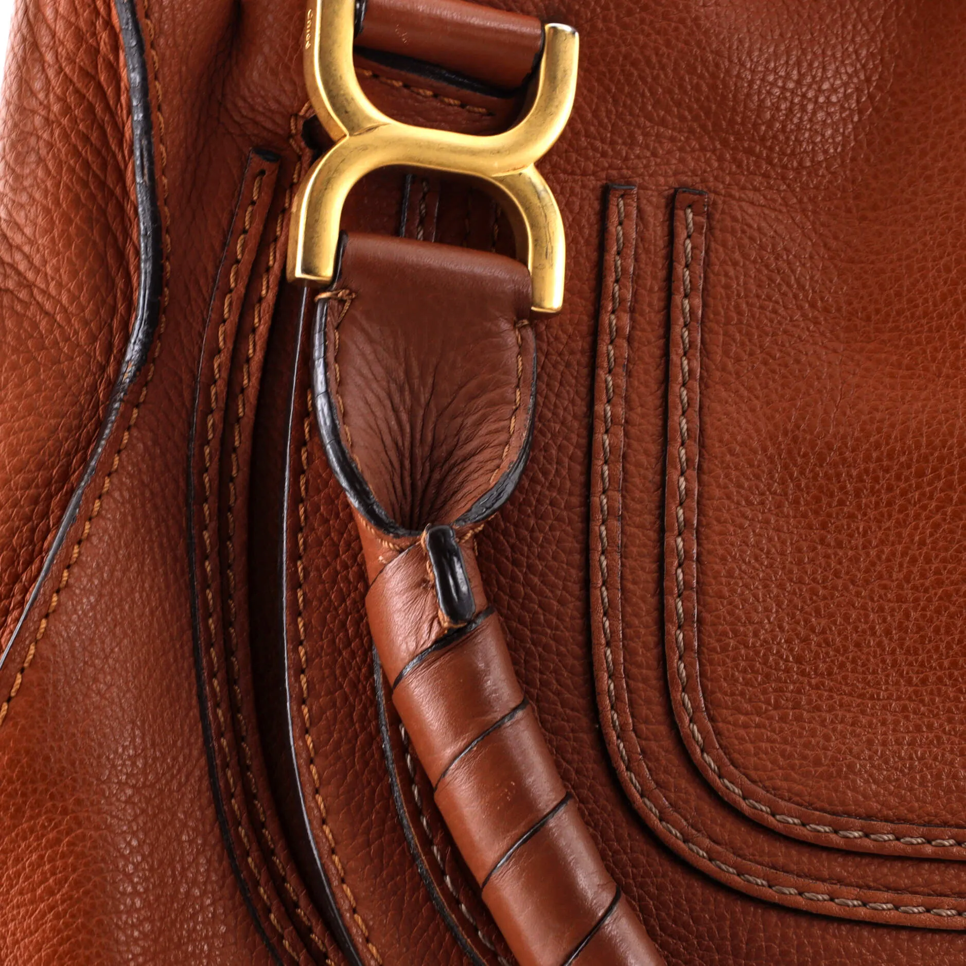 Marcie Satchel Leather Medium