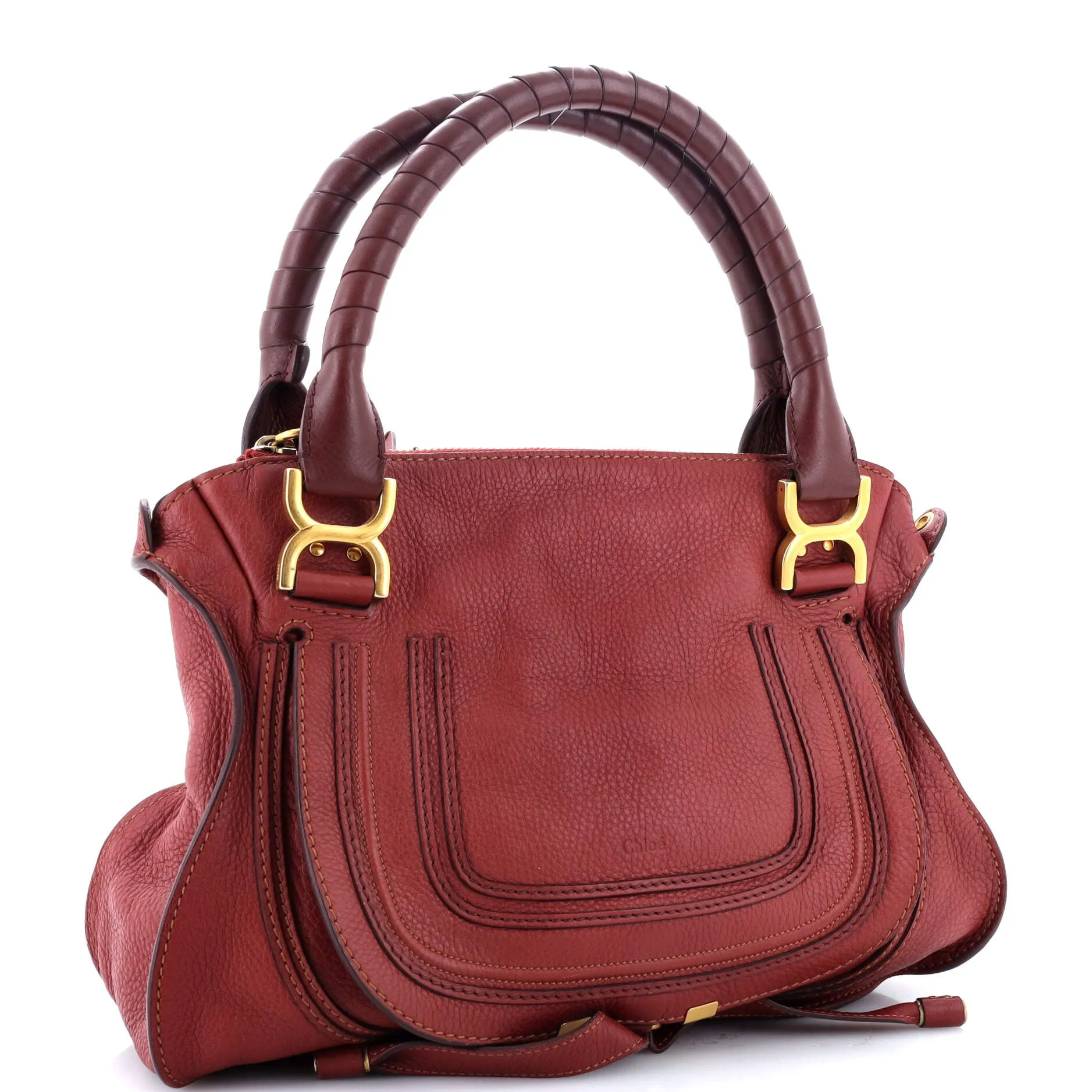 Marcie Satchel Leather Medium