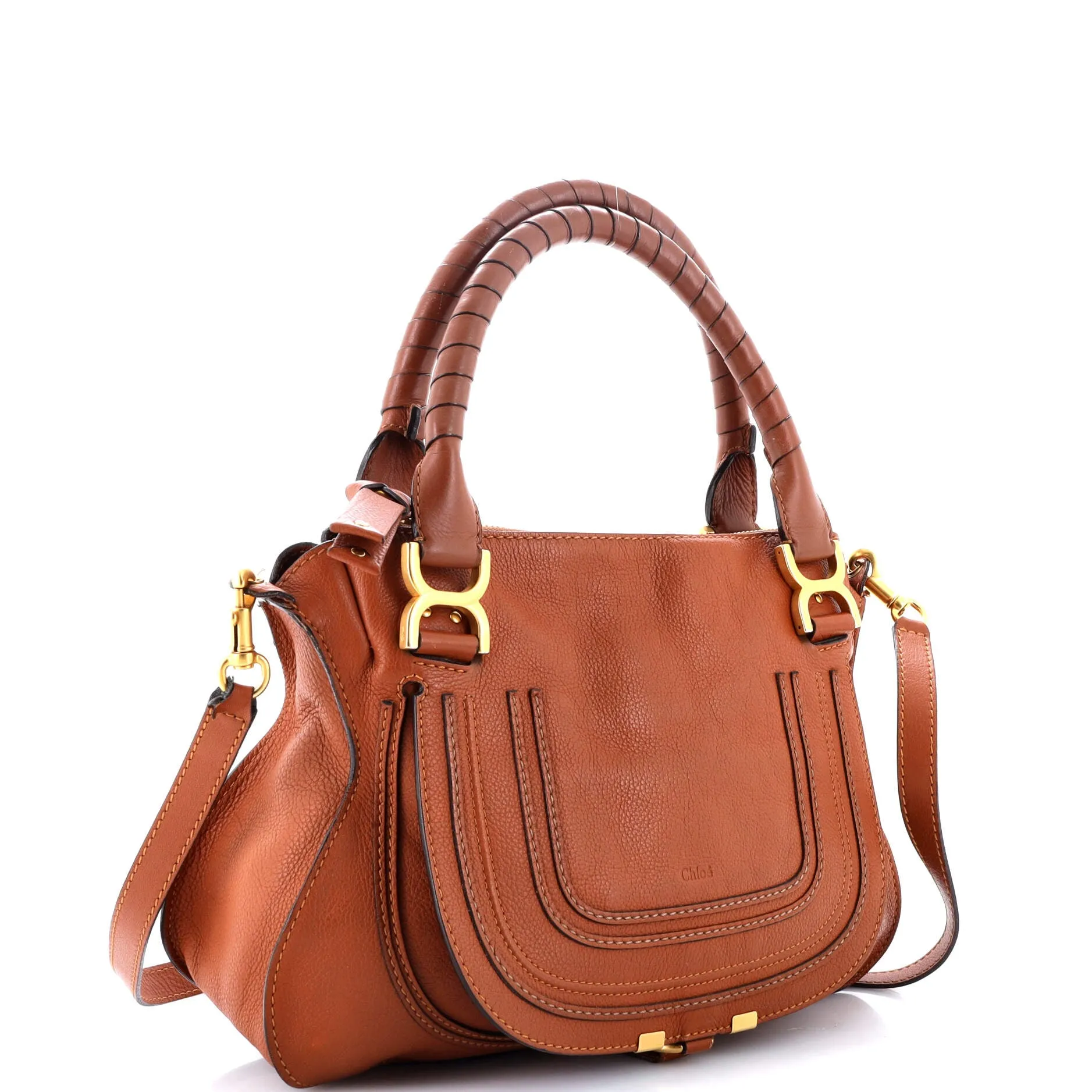Marcie Satchel Leather Medium