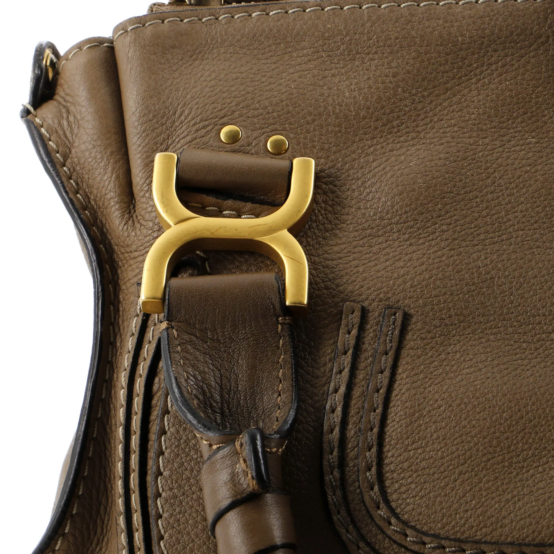 Marcie Satchel Leather Medium