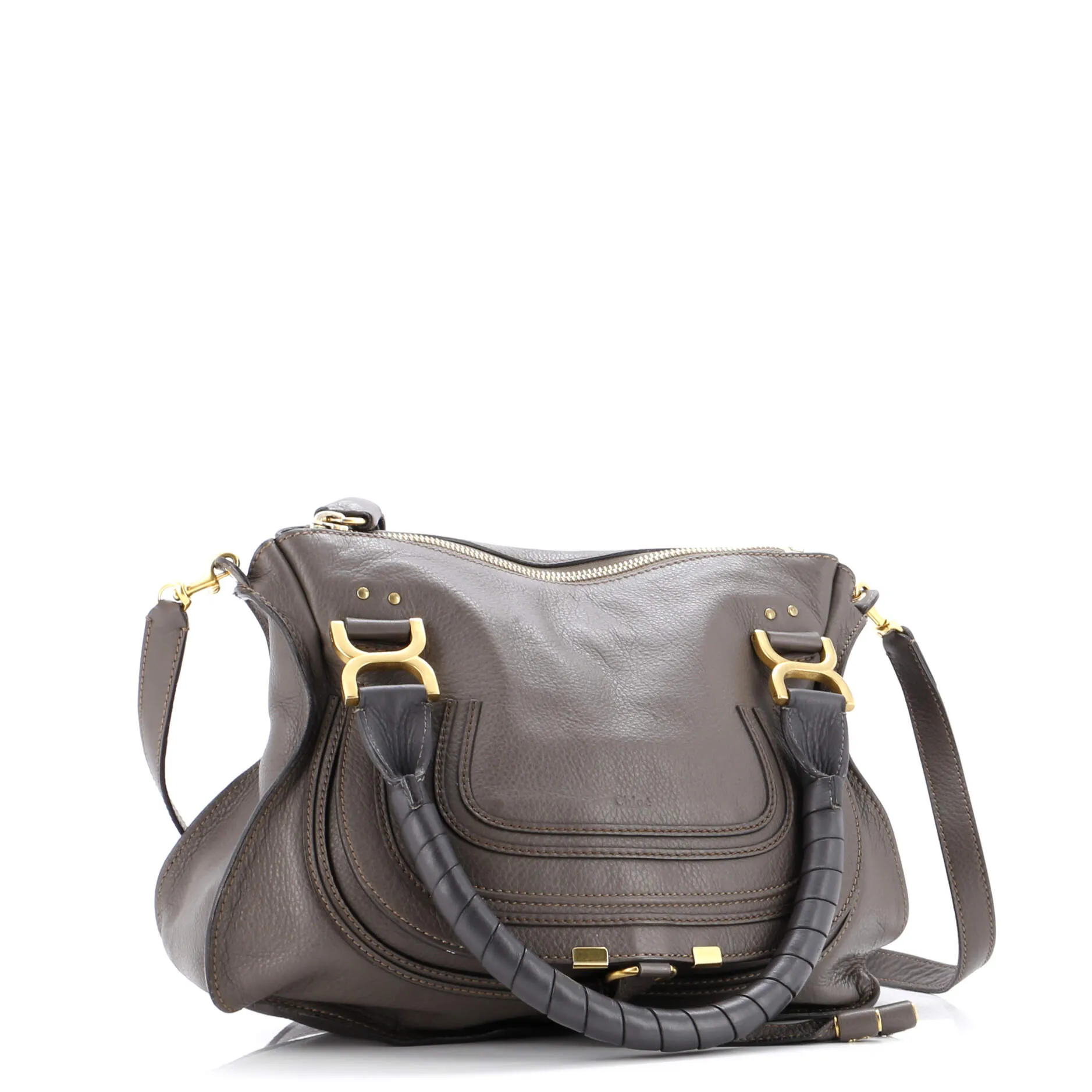 Marcie Satchel Leather Medium