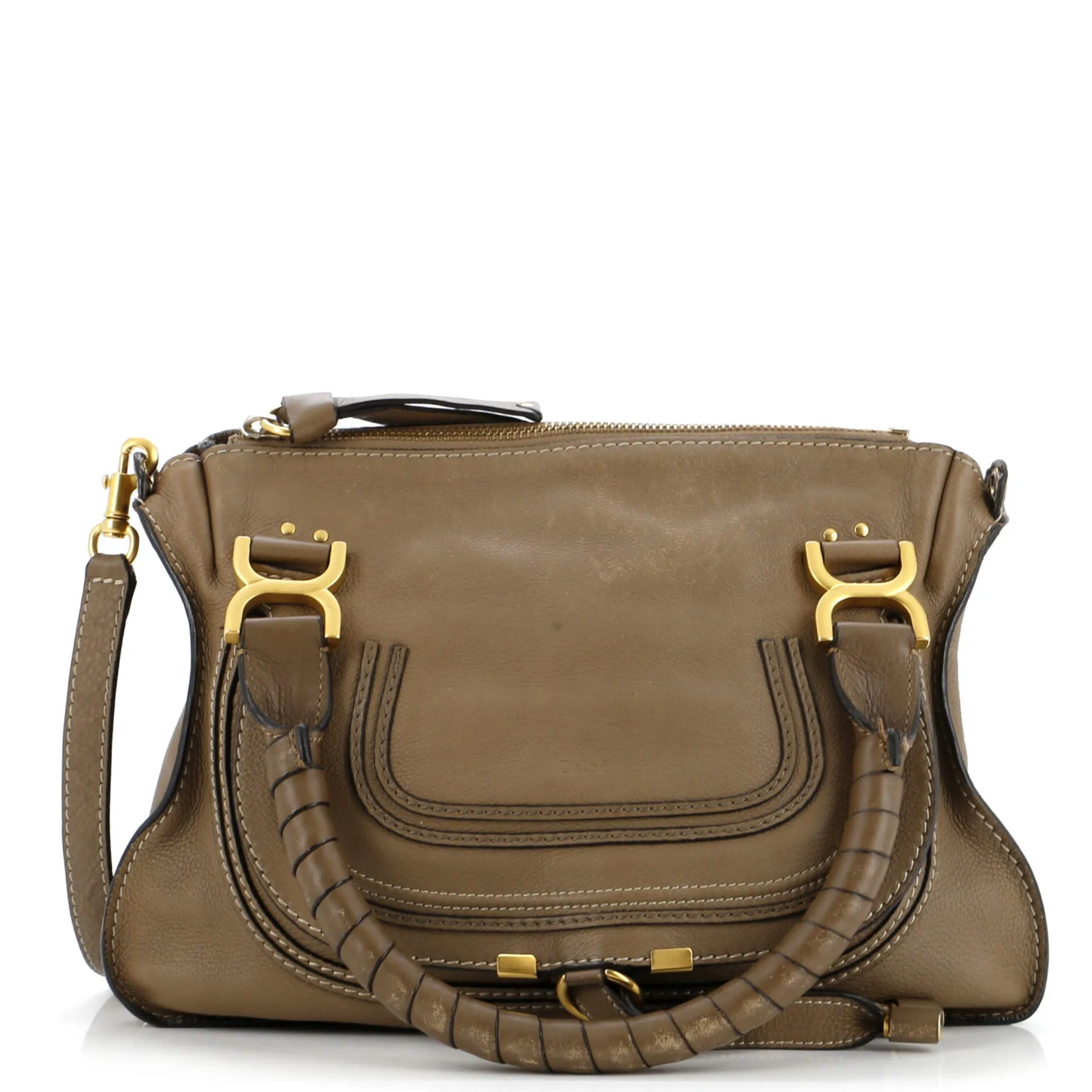 Marcie Satchel Leather Medium