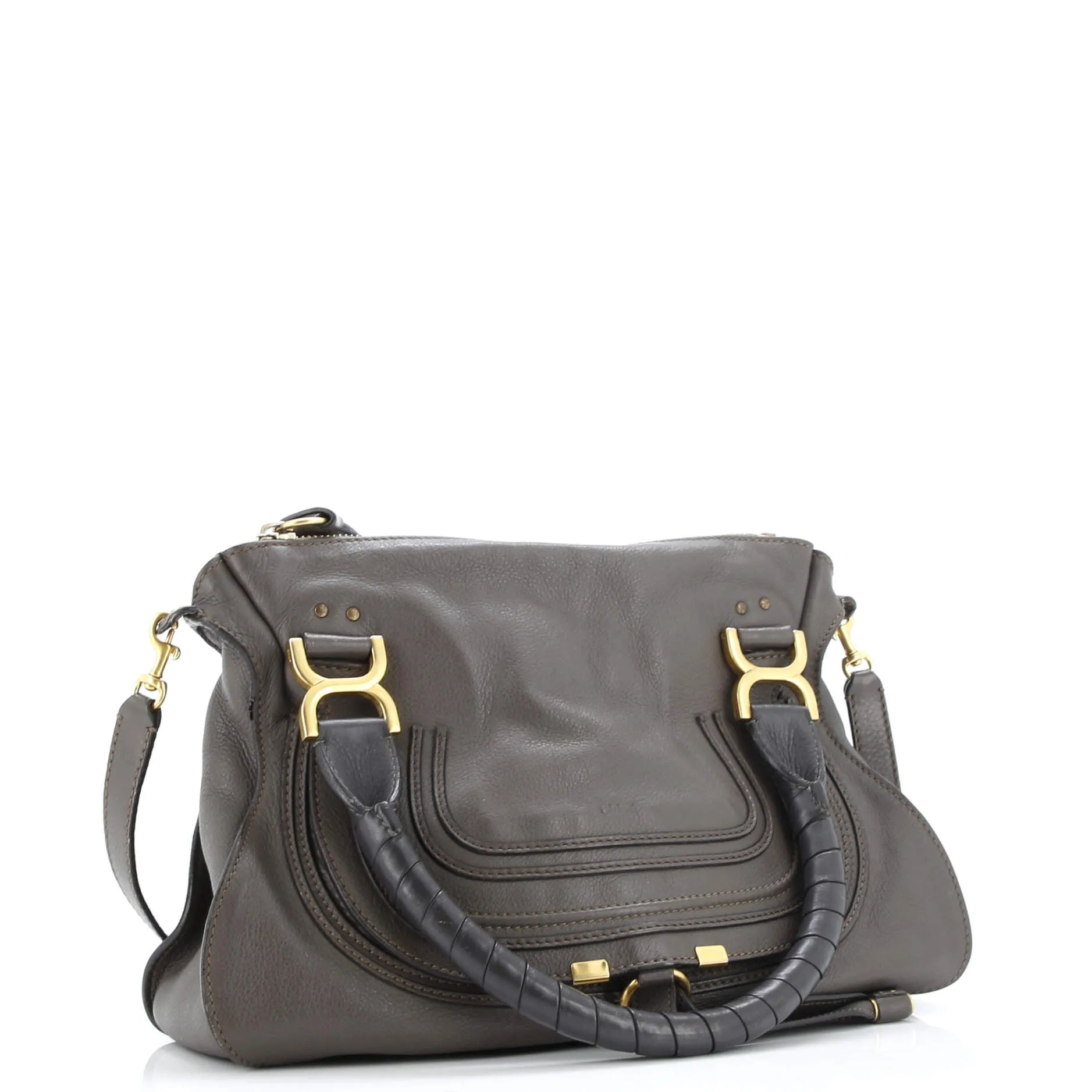 Marcie Satchel Leather Medium