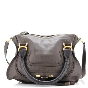 Marcie Satchel Leather Medium