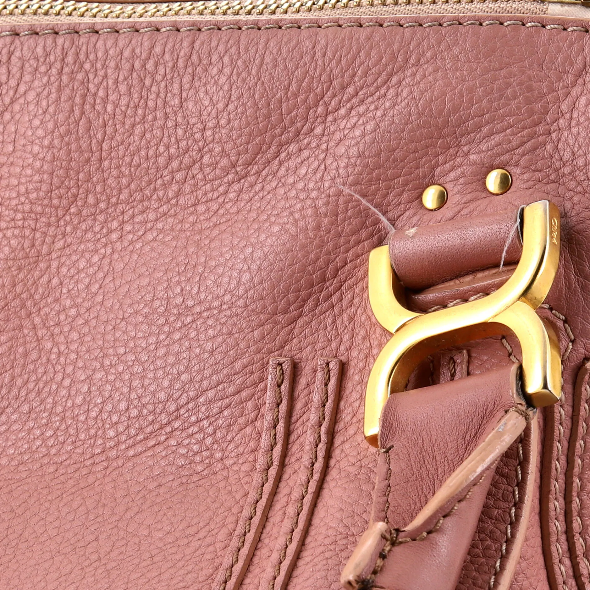 Marcie Satchel Leather Medium