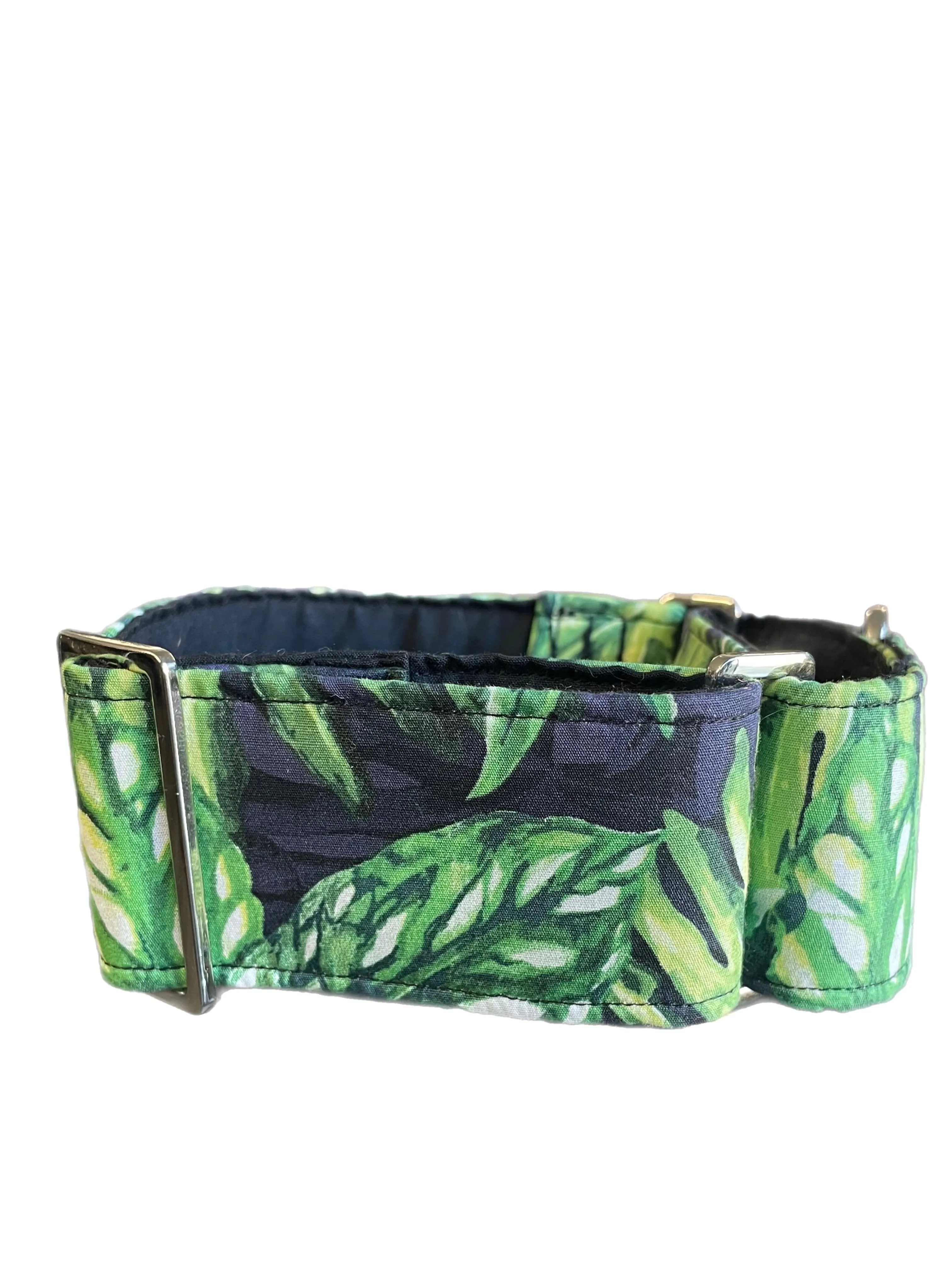 Martingale collar greyhound wide 50mm Tropicana design cotton fabric super soft