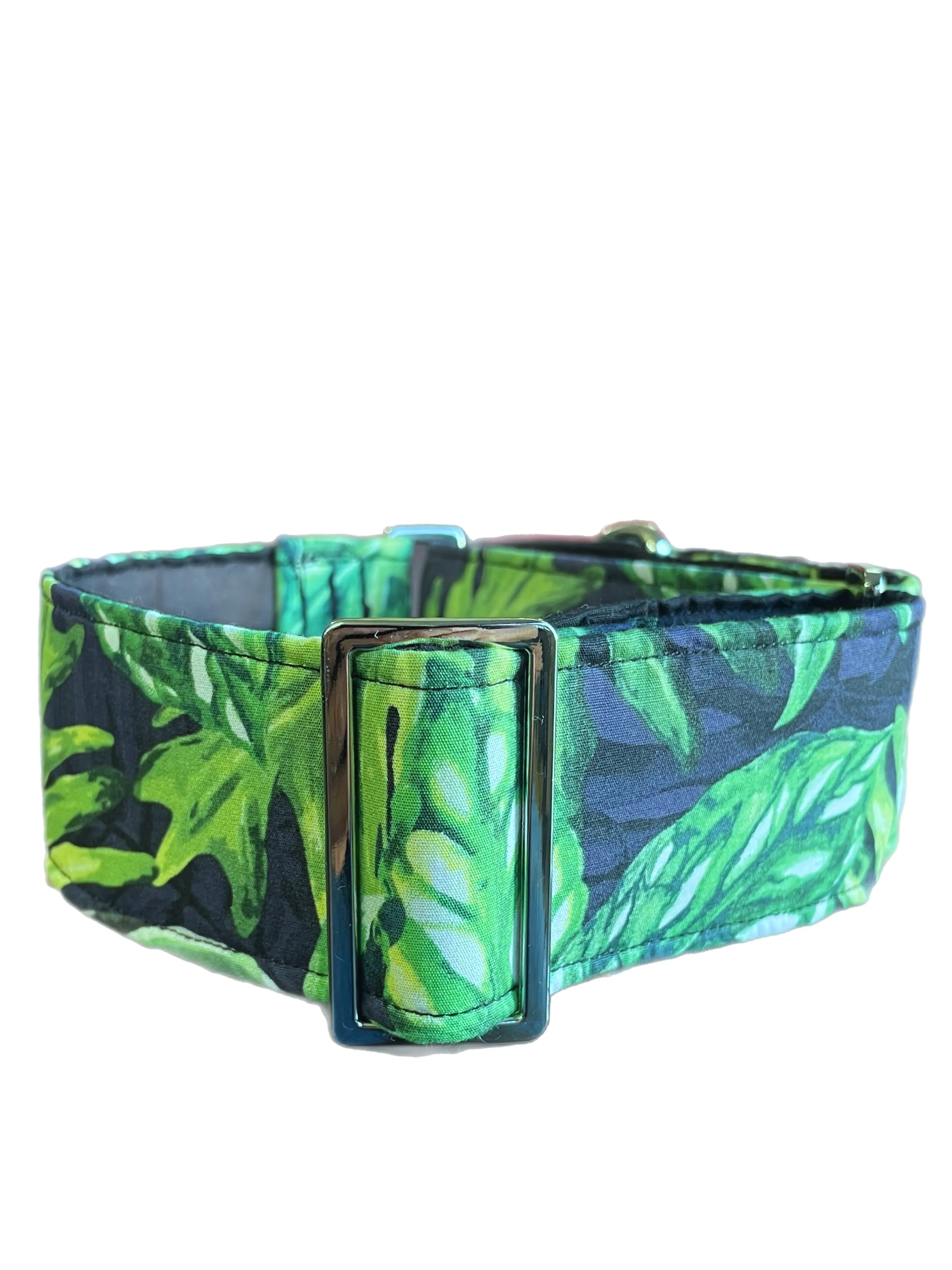 Martingale collar greyhound wide 50mm Tropicana design cotton fabric super soft