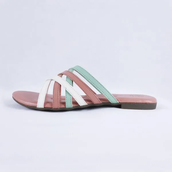 Maryn Multi Pink Slides for Women