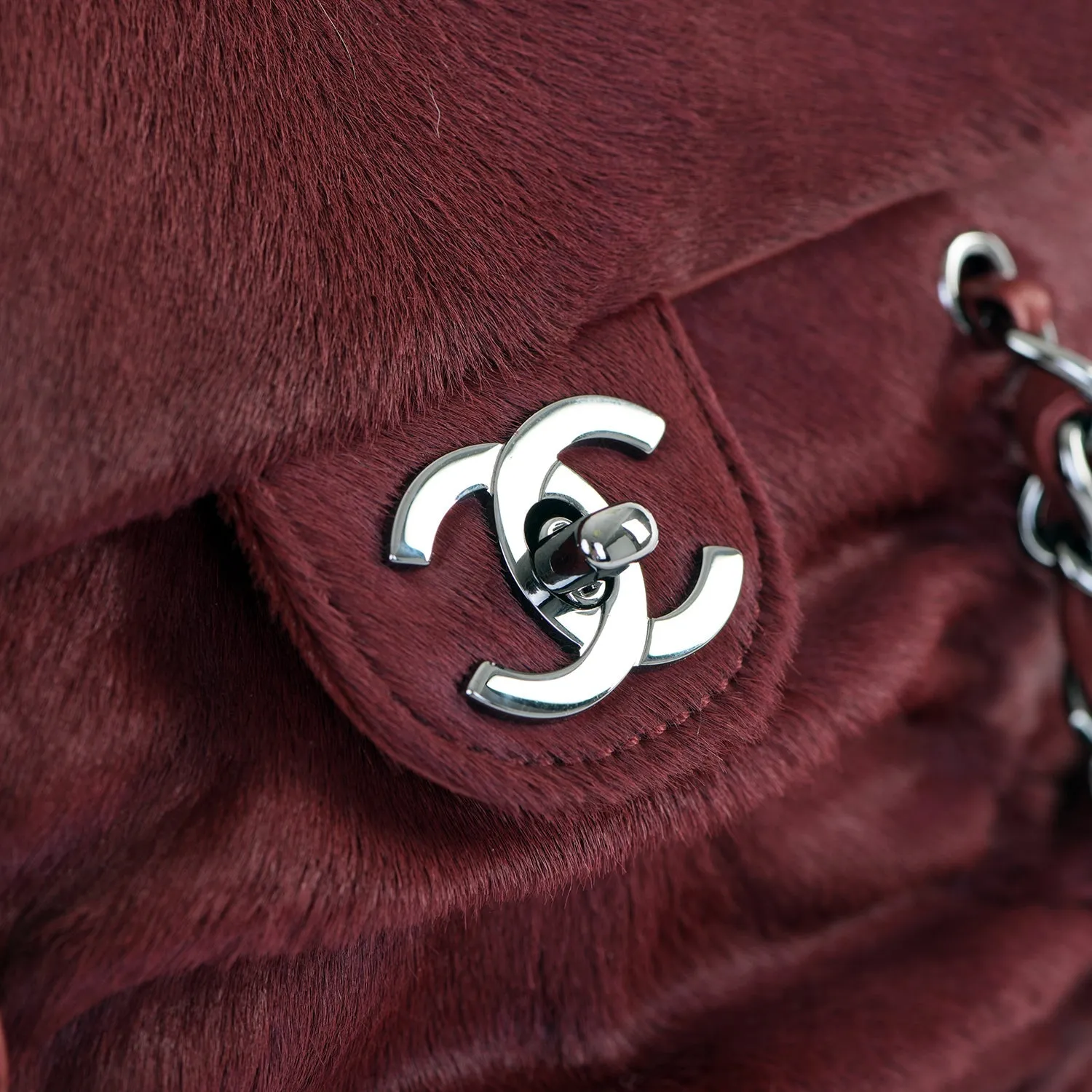 Medium Pony Hair Sharpei Flap Bag