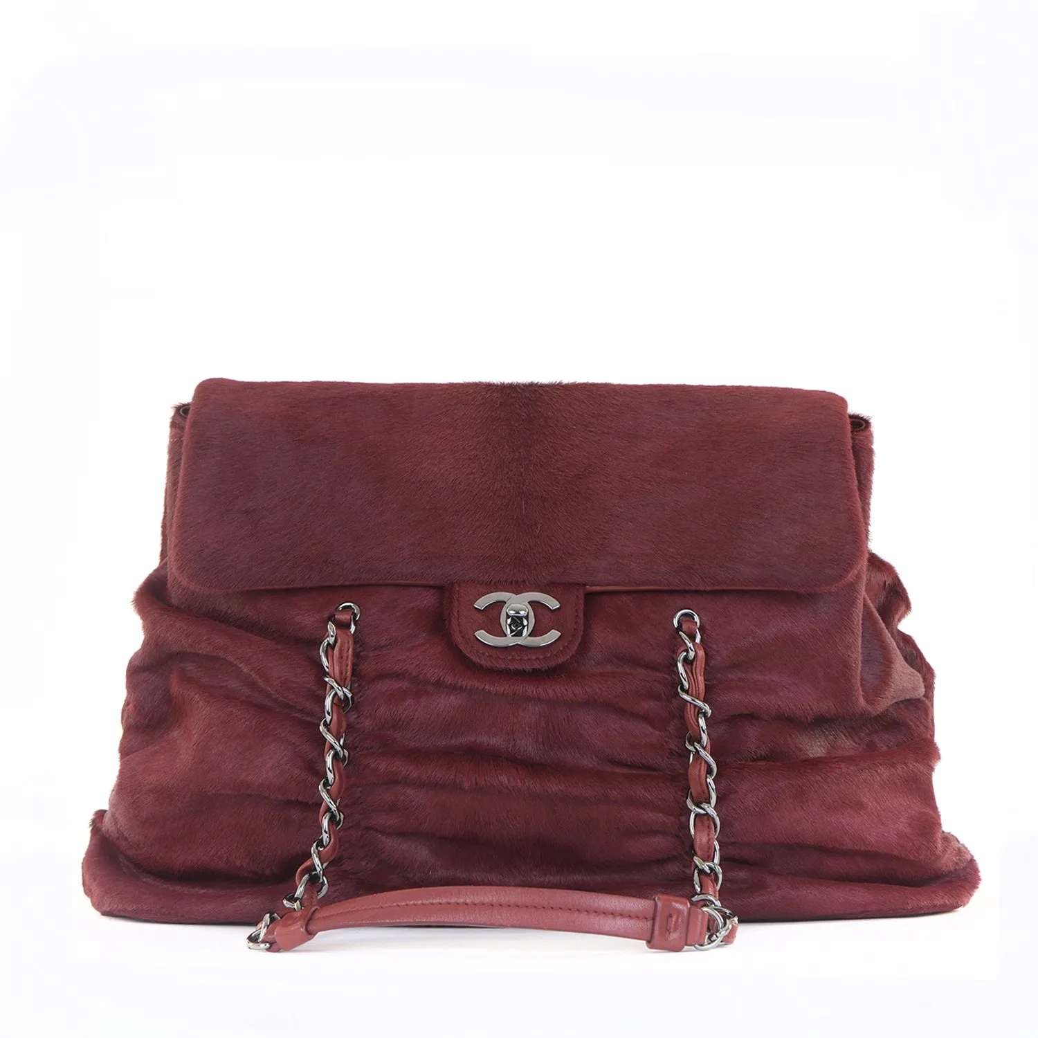 Medium Pony Hair Sharpei Flap Bag
