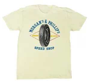 Men's M&P Speed Shop T-Shirt: Vintage Trademark Tire Shop