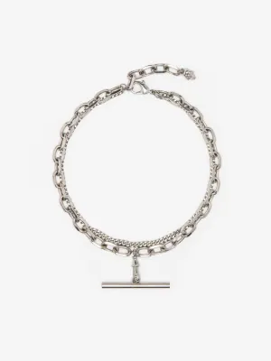Men's Sling Necklace in Palladium