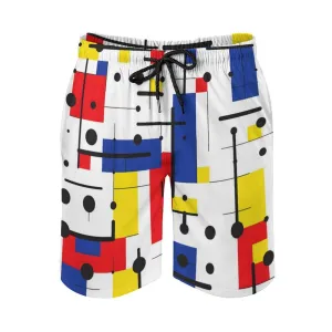 Men's Sports Geometry Shorts 2401000153