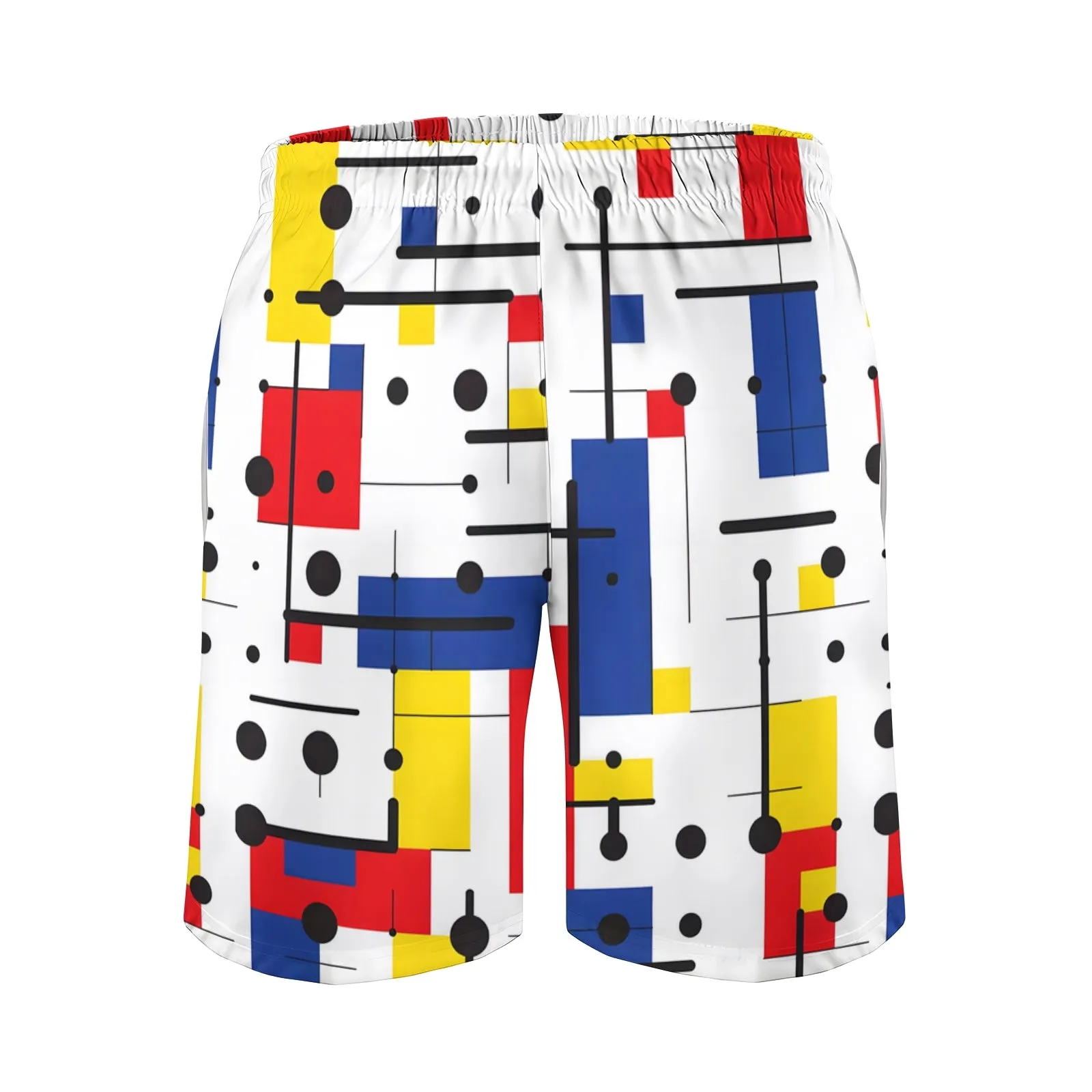 Men's Sports Geometry Shorts 2401000153