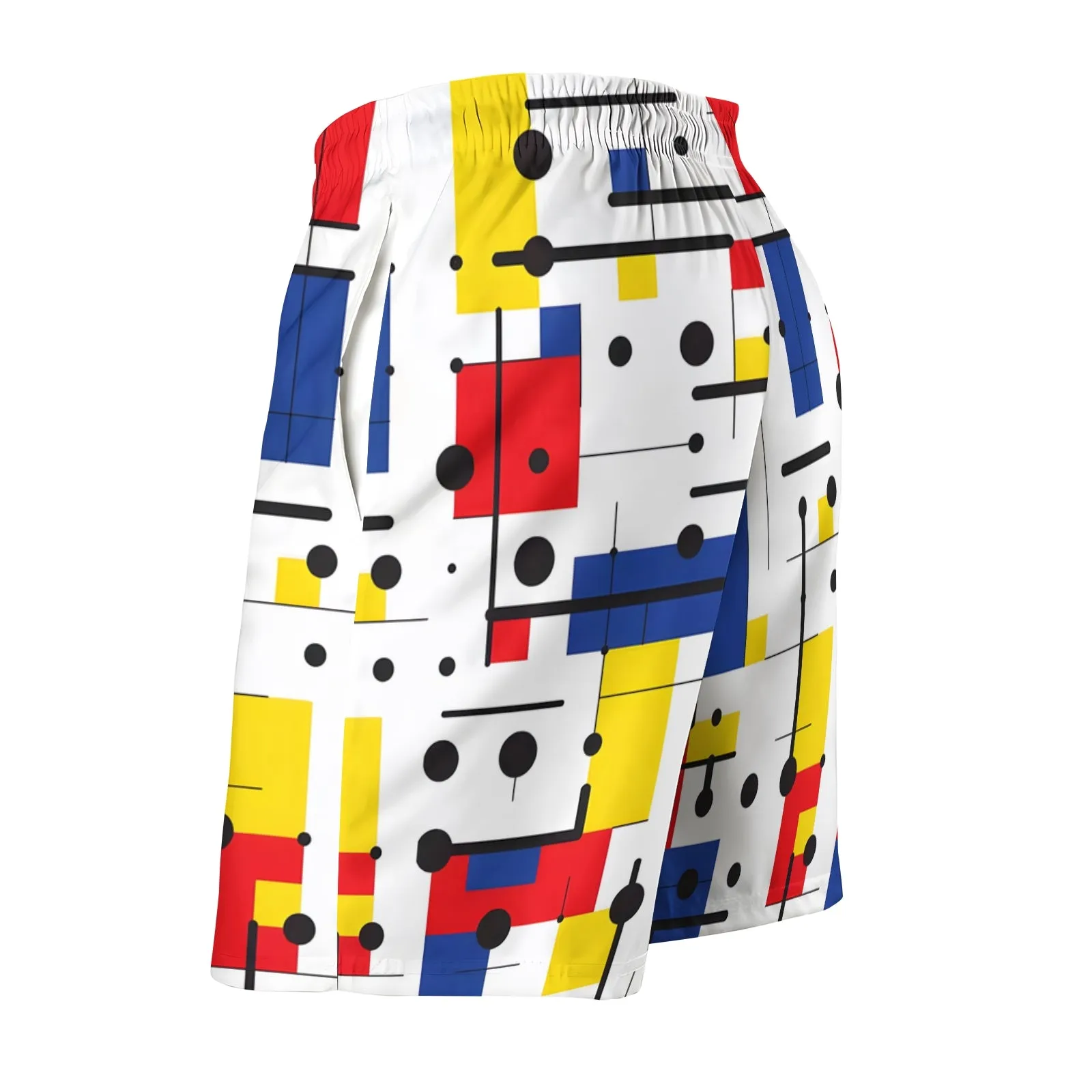 Men's Sports Geometry Shorts 2401000153